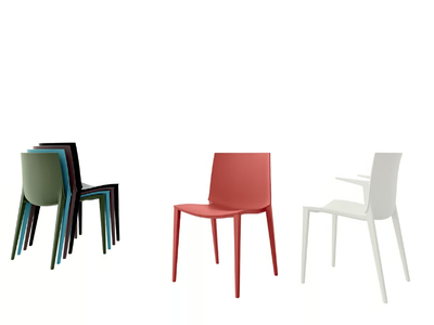 ANITA - Stackable polypropylene chair _ Colombini Casa
