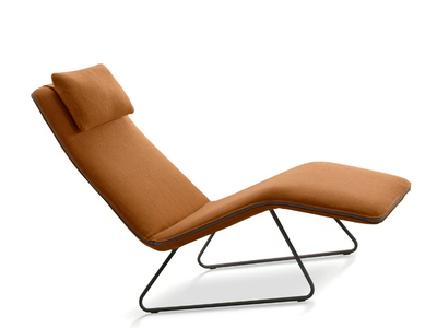 FERGIE - Upholstered fabric chaise longue _ Colombini Casa