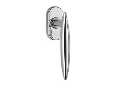 PEGASO AM 12 DK/SM - DK brass window handle on rose _ Colombo Design