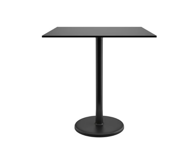 ALFIERE B/Q-700 - Square table in painted metal and HPL top _ COLOS