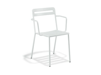 C 1.2/4 - Stackable plate chair with armrests _ COLOS
