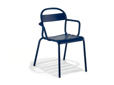 STECCA 2 - Stackable plate chair with armrests _ COLOS