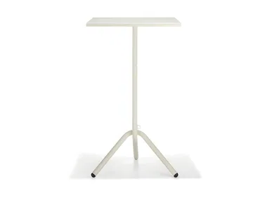 TA 2/Q-600 - Square drop-leaf plate high table _ COLOS