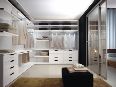 EXTRA - Laminate walk-in wardrobe _ Composit