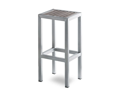 BAVARIA - High Anodized aluminium stool _ Contral