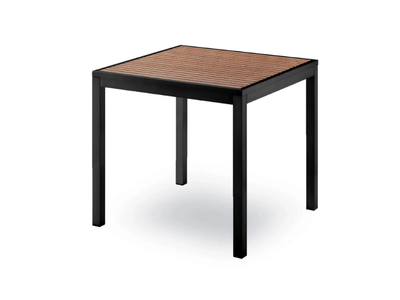 BAVARIA - Square aluminium outdoor table _ Contral