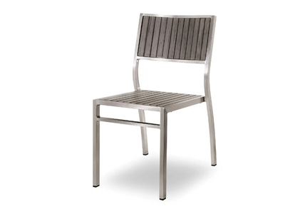 BAVARIA - Stackable aluminium outdoor chair _ Contral