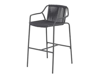 EASY - High aluminium stool with armrests _ Contral