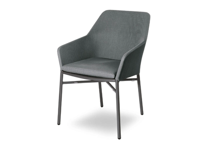 GISELLE - Fabric outdoor chair with armrests _ Contral