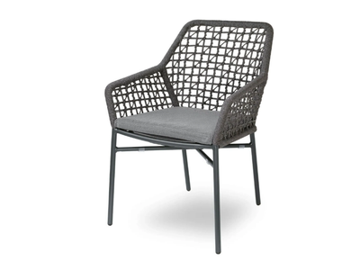 GISELLE NET - Garden outdoor chair with armrests _ Contral