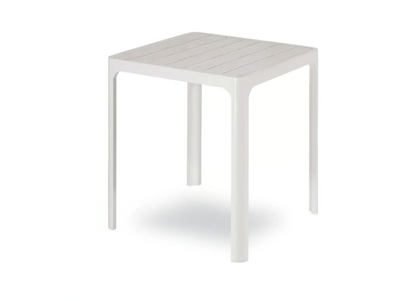 IBIZA - Square powder coated aluminium outdoor side table _ Contral
