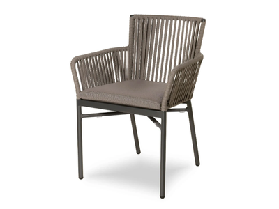 MEGAN - Rope outdoor chair with armrests _ Contral