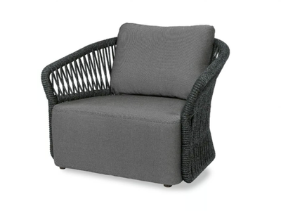 METHOD - Fabric outdoor armchair with armrests _ Contral