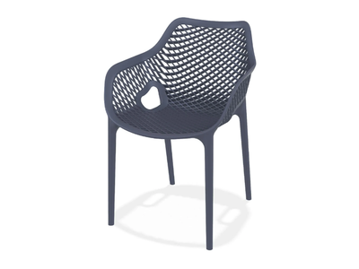 SKY - Stackable polypropylene outdoor chair with armrests _ Contral