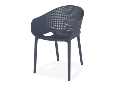 SUNNY - Polypropylene outdoor chair with armrests _ Contral