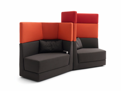 SCOPE - Fabric armchair high-back _ COR