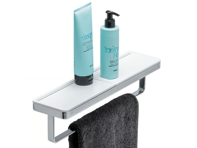 FRAME CHROME WHITE - Metal towel rail _ coram