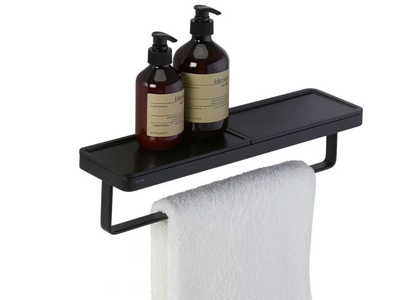 FRAME FULL BLACK - Metal towel rail _ coram