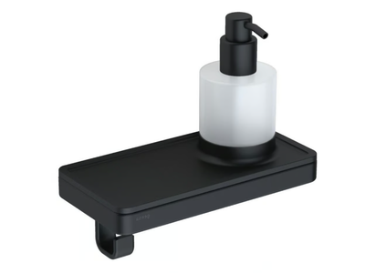 FRAME FULL BLACK - Wall-mounted metal Bathroom soap dispenser _ coram