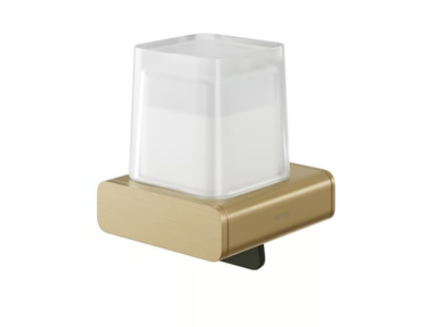 SHIFT GOLD - Wall-mounted metal Bathroom soap dispenser _ coram