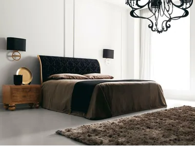 KEOPE - Double bed with upholstered headboard _ CorteZari