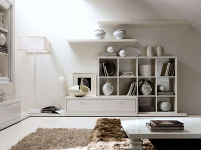 KEOPE - Open sectional wooden bookcase _ CorteZari