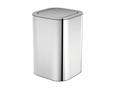 LINE - Stainless steel bathroom waste bin _ Cosmic