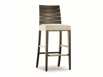 CHARM - High beech stool with back _ Costantini Pietro