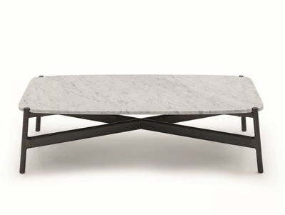 OSCAR - Low rectangular Carrara marble coffee table _ Costantini Pietro