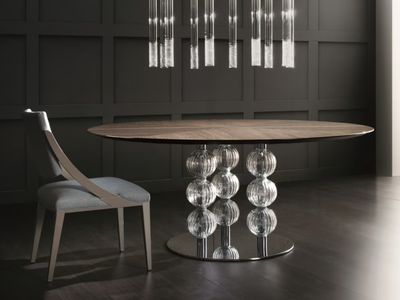 PASHA - Round wooden table _ Costantini Pietro