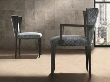 VERA - Upholstered chair with armrests _ Costantini Pietro