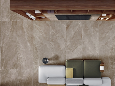 ADVANTAGE SKIN - GREIGE - Laminated stoneware wall tiles / flooring with stone effect _ COTTO D'ESTE