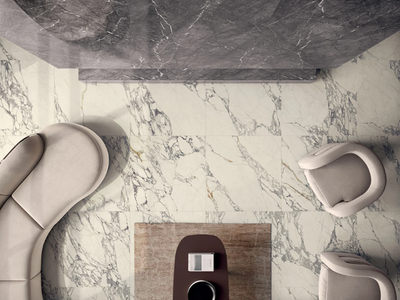 STARLIGHT - CORCHIA ARABESQUE - Laminated stoneware wall tiles / flooring with marble effect _ COTTO D'ESTE