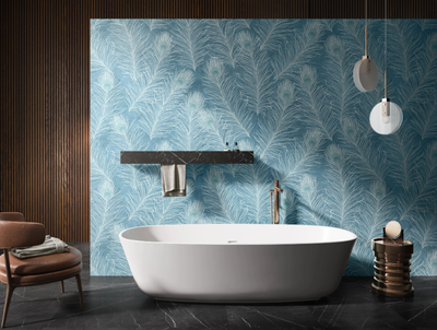 WONDERWALL - PLUME - Indoor porcelain stoneware wall tiles _ COTTO D'ESTE