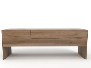 BRIDGE - Walnut TV cabinet with drawers _ CP Parquet