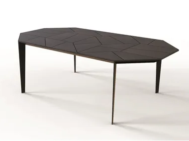 TURTLE - Octagonal oak table _ CP Parquet