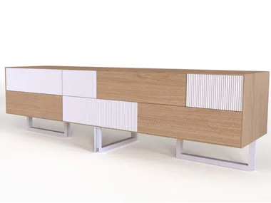 VERONICA - Oak TV cabinet with drawers _ CP Parquet
