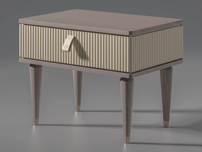 COCOON - Wood veneer bedside table with drawers _ CPRN HOMOOD