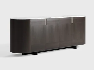IRVING - Wooden sideboard with marble top _ CPRN HOMOOD