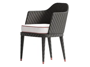 OUTDOOR - Wooden and fabric garden chair _ CPRN HOMOOD