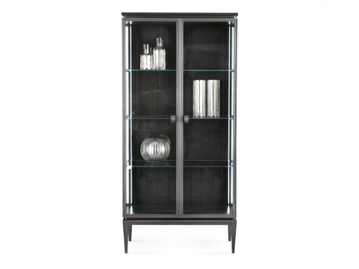 STARLIGHT - Wood and glass display cabinet with integrated lighting _ CPRN HOMOOD