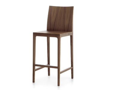 ANNA 65-82 CS - Wooden stool with back _ Crassevig