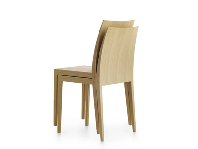 ANNA RS - Stackable wooden chair _ Crassevig