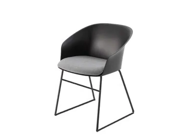 FINNA P/SB - Sled base polypropylene chair with armrests _ Crassevig