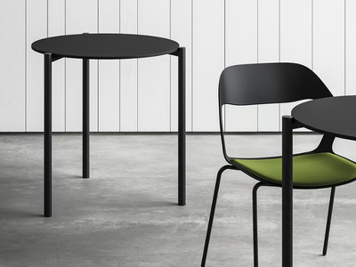 PLUG T - Stackable round table _ Crassevig