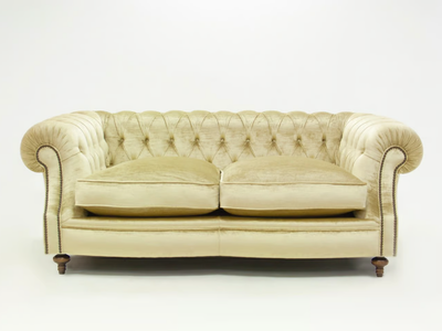 CHESTERFIELD BIG BEN ORIGINS - 2 seater tufted velvet sofa _ Crearte Collections