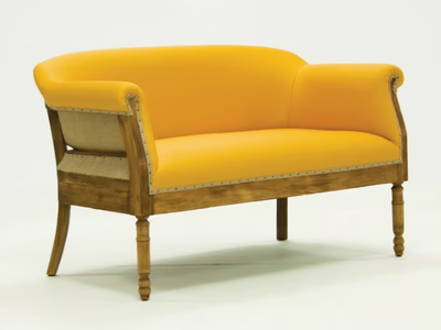 PARIS LOW ESSENCE - Leather small sofa _ Crearte Collections
