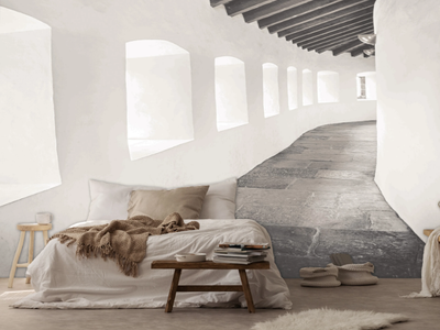 FAR - Washable trompe l'oeil nonwoven wallpaper _ creativespace