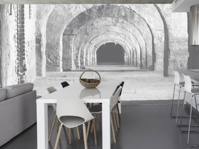 GUN - Washable trompe l'oeil nonwoven wallpaper _ creativespace