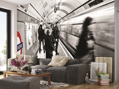 METRO - Washable nonwoven wallpaper _ creativespace